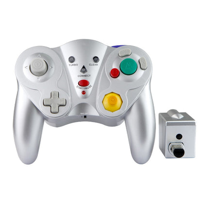 HY-5201 2.4HGz Wireless Gamepad For Nintendo NGC, Color of the product: Silver - Gamepads by PMC Jewellery | Online Shopping South Africa | PMC Jewellery