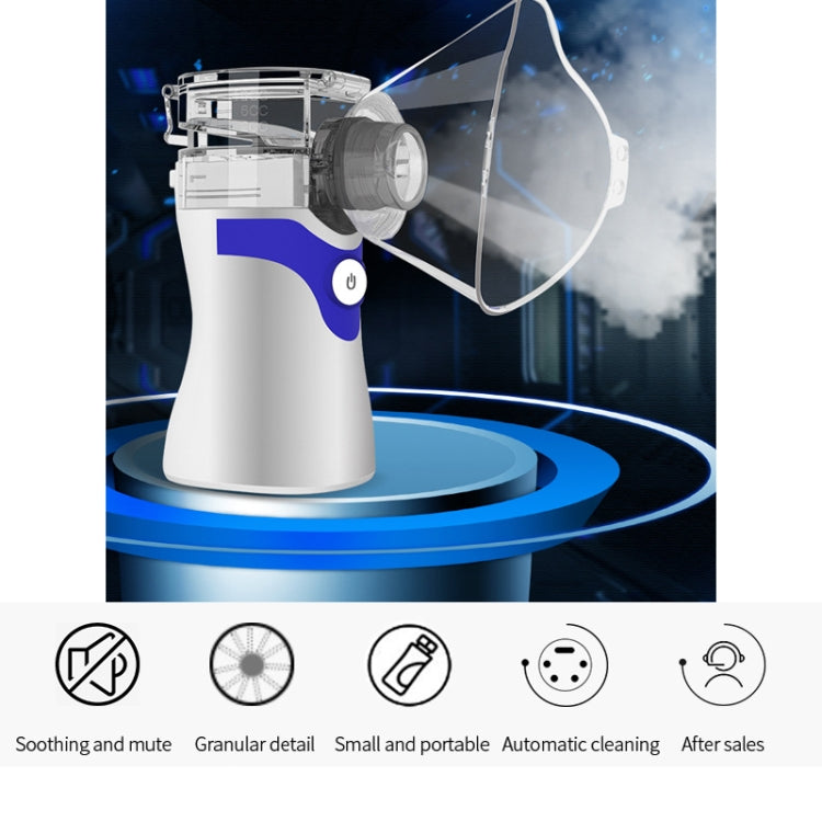 YMK-W6 Children Adult Ultrasonic Portable Micro-Mesh Atomizer Household Handheld Two-Speed Adjustable Compression Atomizer(Green) - Ultrasonic Atomizer by PMC TechLife | Online Shopping South Africa | PMC TechLife