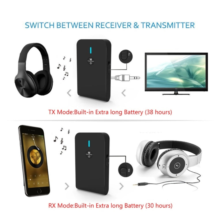BT-6 2 In 1 Receiver & Transmitter Bluetooth 5.0 Audio Adapter - free shipping - PMC TechLife - Order now!