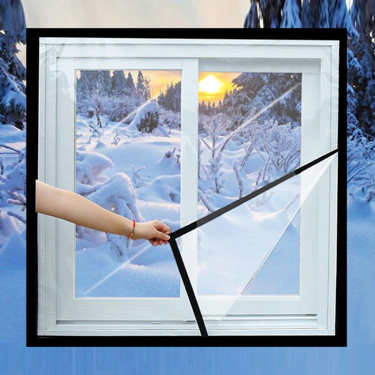 Window Windproof Warm Film Indoor Air Leakage Soundproof Double-Layer Insulation, Specification: 1.6x2.2M - Door & Window Films by PMC TechLife | Online Shopping South Africa | PMC TechLife