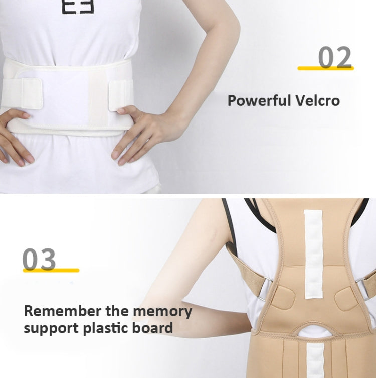 Adult Back Posture Correction Belt Kyphosis Correction Body Restraint Belt, Specification: M(Black) - Corrector by PMC Jewellery | Online Shopping South Africa | PMC Jewellery