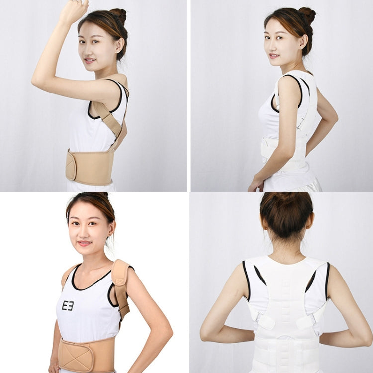 Adult Back Posture Correction Belt Kyphosis Correction Body Restraint Belt, Specification: XL(White) - Corrector by PMC Jewellery | Online Shopping South Africa | PMC Jewellery