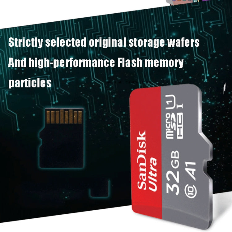 SanDisk A1 Monitoring Recorder SD Card High Speed Mobile Phone TF Card Memory Card, Capacity: 64GB-100M/S - Micro SD Card by SanDisk | Online Shopping South Africa | PMC Jewellery