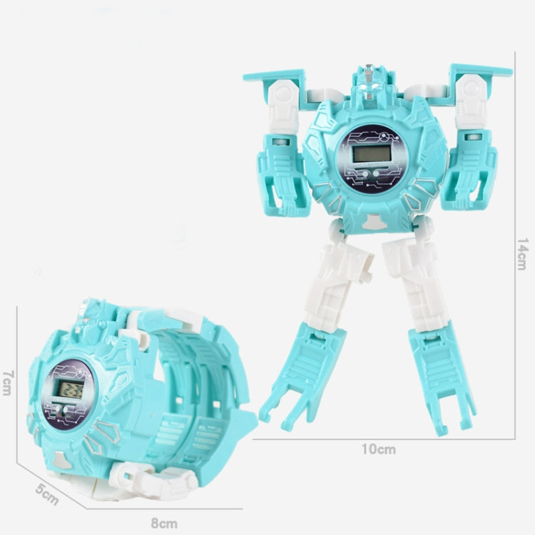 3 PCS Children Electronic Watch Cartoon Deformation Robot Toy Watch(Pink) - free shipping - PMC TechLife - Order now!