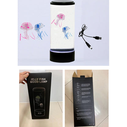 Desktop Simulation Cylindrical Jellyfish Light LED Colorful Atmosphere Night Light - Night Lights by PMC Jewellery | Online Shopping South Africa | PMC Jewellery