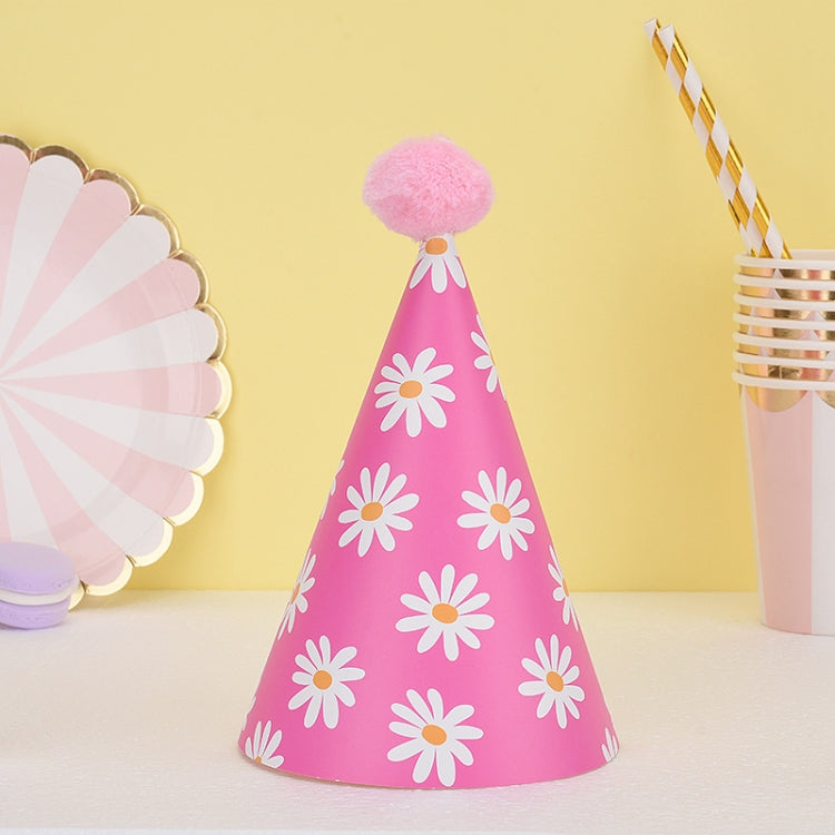 20 PCS Cute Children Bronzing Birthday Hats Cake Baking Decoration Party Hats Daisy - Holiday Decorations by PMC Jewellery | Online Shopping South Africa | PMC Jewellery