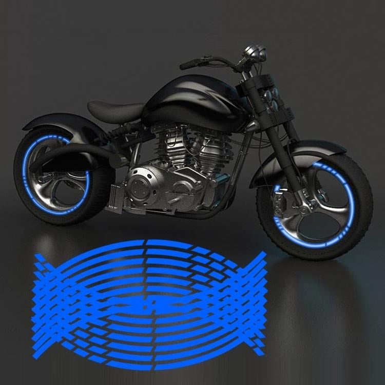 Motorcycle Rim Stickers Personality Wheels Modified Decals (Silver) - Others by PMC TechLife | Online Shopping South Africa | PMC TechLife