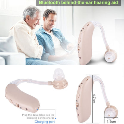 G25 Bluetooth Hearing Aid Elderly Sound Amplifier Sound Collector, Colour: US Plug(Deep Blue) - Hearing Aids by PMC Jewellery | Online Shopping South Africa | PMC Jewellery