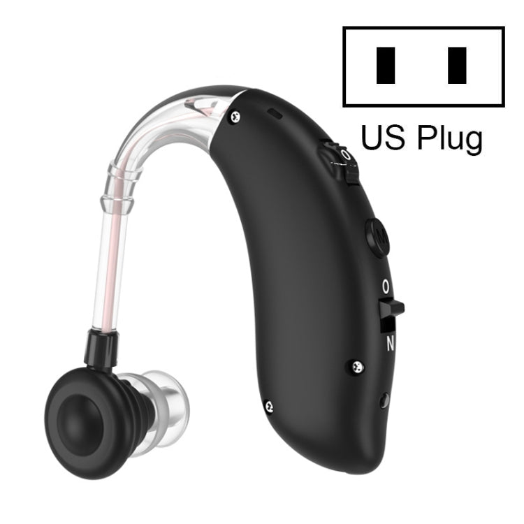 GM-105 Elderly Hearing Aid Sound Amplifier Intelligent Noise Reduction Sound Collector, Style: US Plug(Fantasy Black) - Hearing Aids by PMC Jewellery | Online Shopping South Africa | PMC Jewellery