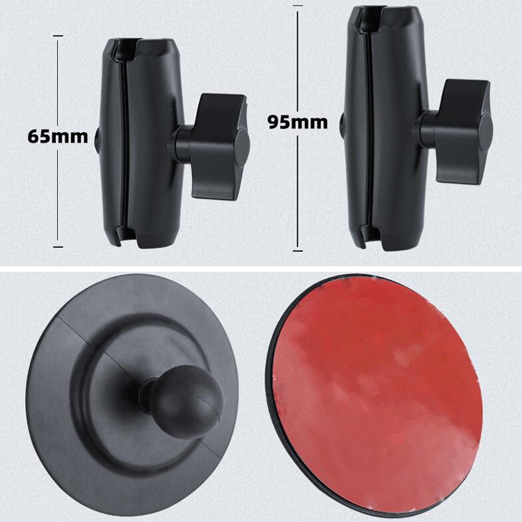 Curved Adhesive Car Instrument Table Bracket Car Mobile Phone Bracket Plastic Clamp Arm Style: Large 4 Claw - Car Holders by PMC TechLife | Online Shopping South Africa | PMC TechLife