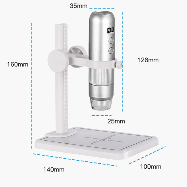 WIFI Wireless Electron Microscope 1080P HD Digital Maintenance Inspection Magnifying Glass - free shipping - PMC TechLife - Order now!