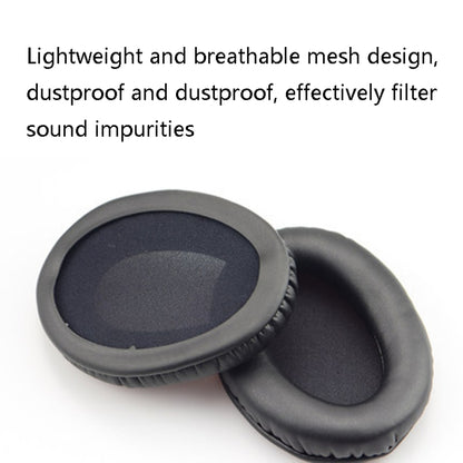 1 Pairs Headset Sponge Cover Ear Pad Leather Case For Kingston Cloud Silver II, Colour: Black - Earmuff & Pad by PMC Jewellery | Online Shopping South Africa | PMC Jewellery