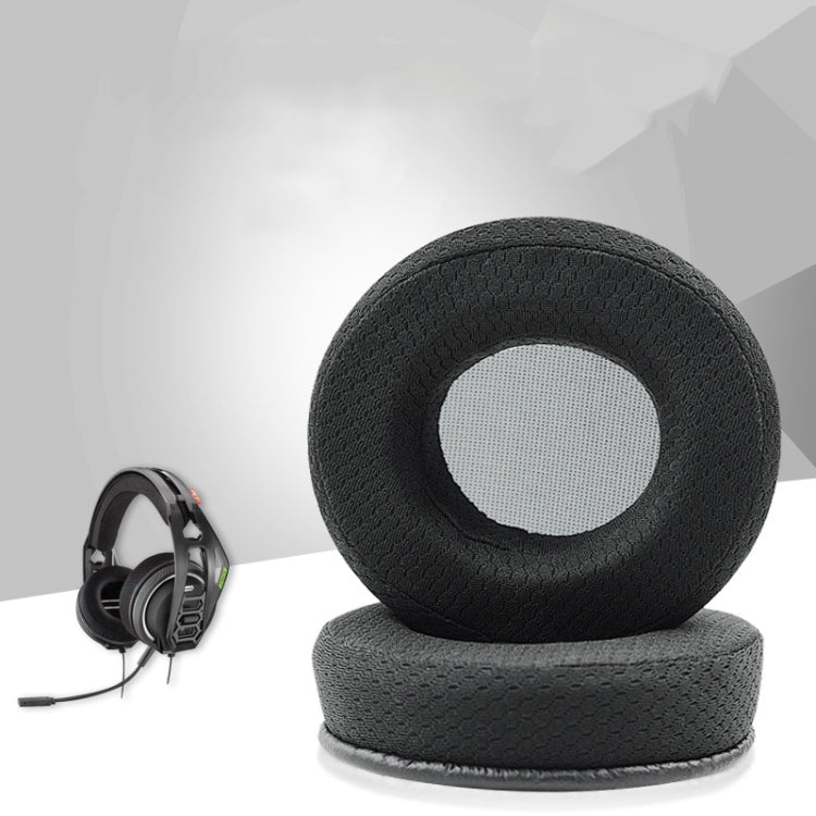 2 PCS Suitable for Plantronics RIG 400HX Gaming Headset Case Sponge Case(Black) - Earmuff & Pad by PMC Jewellery | Online Shopping South Africa | PMC Jewellery