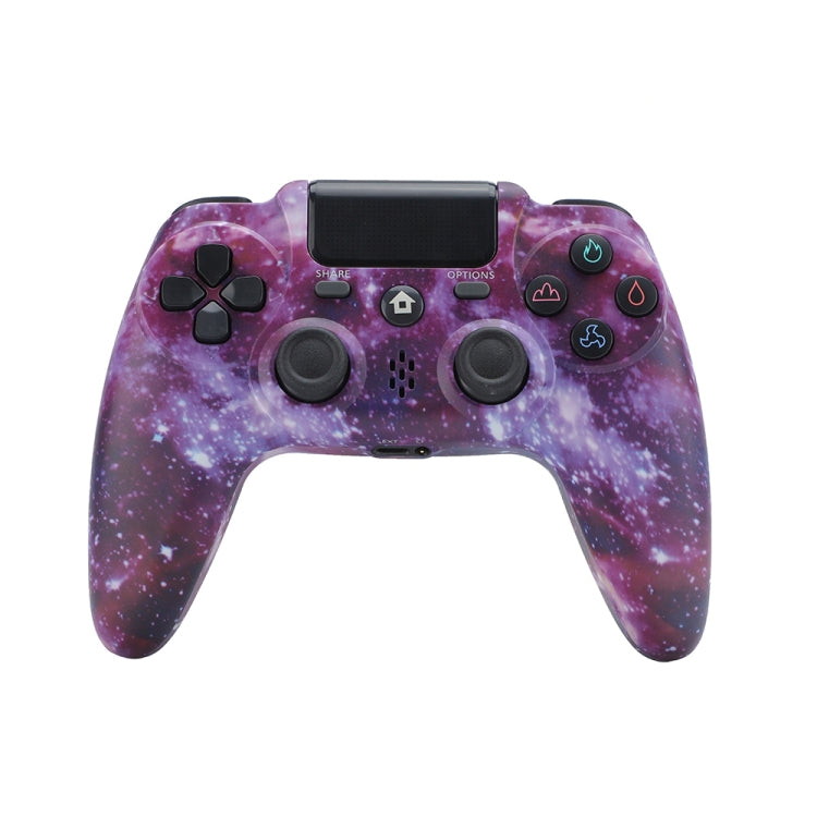 ZR486 Wireless Game Controller For PS4, Product color: Purple Starry Sky - Gamepads by PMC Jewellery | Online Shopping South Africa | PMC Jewellery