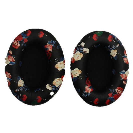 2 PCS Headset Sponge Cover For BOSE QC15 / QC3 / QC2 / QC25 / AE2 / AE2i(Print Color + Black) - Earmuff & Pad by PMC Jewellery | Online Shopping South Africa | PMC Jewellery