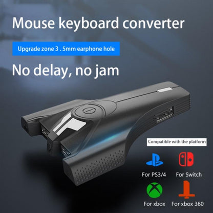 PGNS09301 The Keyboard And Mouse Converter Is Suitable For PS4 / XBOX ONE / Switch Lite(White Light) - Adapter & Cables by PMC Jewellery | Online Shopping South Africa | PMC Jewellery