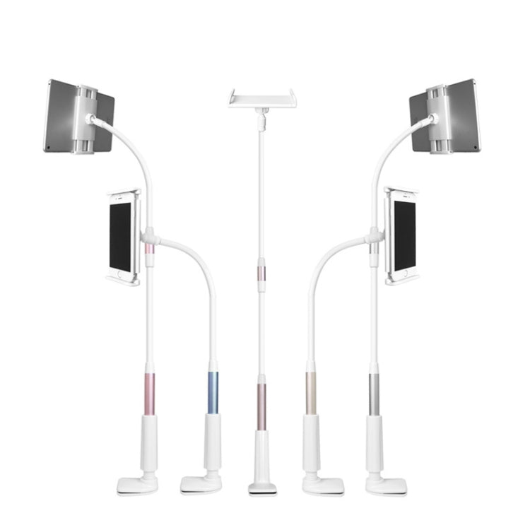 LP-6 Tablet Mobile Phone Lazy Bracket Detachable Bed Bracket, Style: Three-stage (Silver) - Lazy Bracket by PMC TechLife | Online Shopping South Africa | PMC TechLife