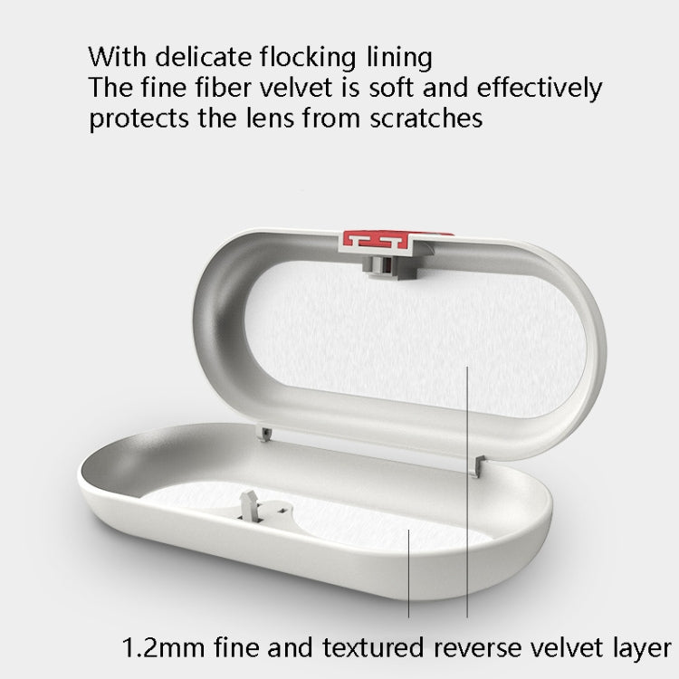 Car Glasses Case Multi-Function Automobile Inner Visor Storage Card(White) - Sunglasses & Glasses Clips by PMC TechLife | Online Shopping South Africa | PMC TechLife