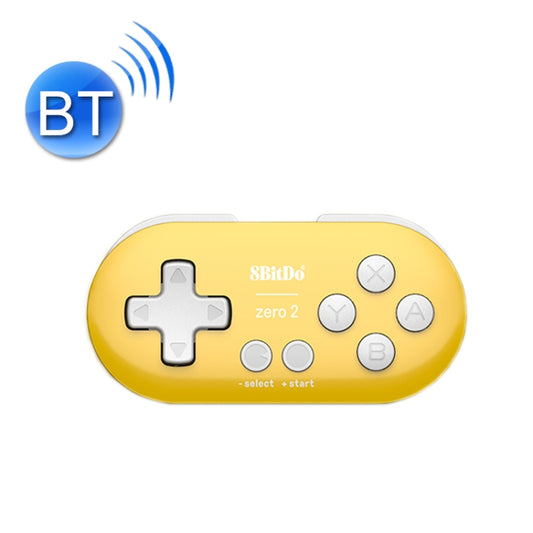 8Bitdo Zero2 Wireless Bluetooth Mini Handle For Switch / Windows / Android / MacOS / Steam / Respeberr(Yellow) - Gamepads by 8Bitdo | Online Shopping South Africa | PMC Jewellery