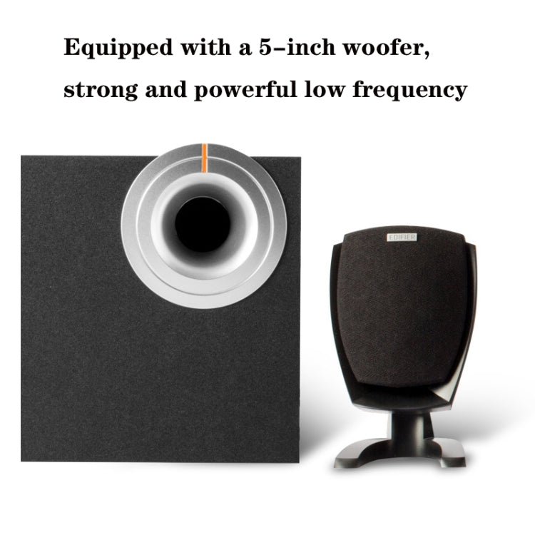 Edifier R201T06 Multimedia Computer Speakers, US Plug(Black) -  by Edifier | Online Shopping South Africa | PMC Jewellery