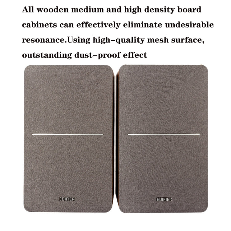 Edifier R1200TII Computer Wooden Audio Notebook Subwoofer, US Plug(Wood Grain) - free shipping - PMC TechLife - Order now!
