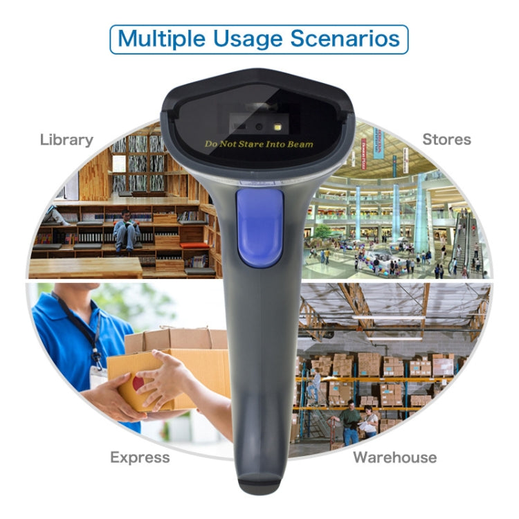 NETUM High-Precision Barcode QR Code Wireless Bluetooth Scanner, Model: Bluetooth + 2.4G + Wired - free shipping - PMC TechLife - Order now!