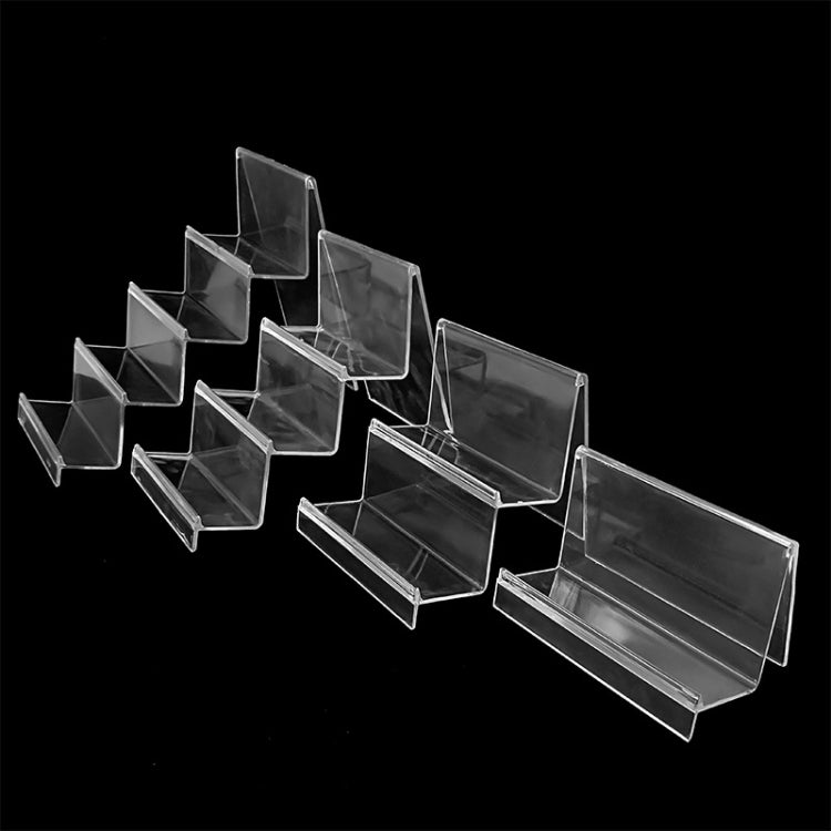 10 PCS Thickened Transparent Wallet Holder Plastic Phone Mask Display Stand Counter Display Stand,Specification: No. 4 3 Layer - Desktop Holder by PMC TechLife | Online Shopping South Africa | PMC TechLife