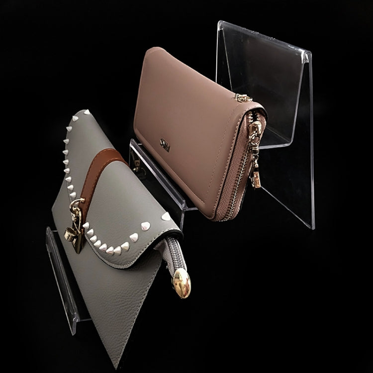 10 PCS Thickened Transparent Wallet Holder Plastic Phone Mask Display Stand Counter Display Stand,Specification: No. 4 3 Layer - Desktop Holder by PMC TechLife | Online Shopping South Africa | PMC TechLife