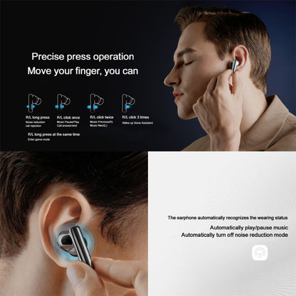 Honor Earbuds X3 Active Noise Reduction Bluetooth Earphones In-Ear Waterproof Wireless Earphones(Silver) - Bluetooth Earphone by Huawei | Online Shopping South Africa | PMC Jewellery