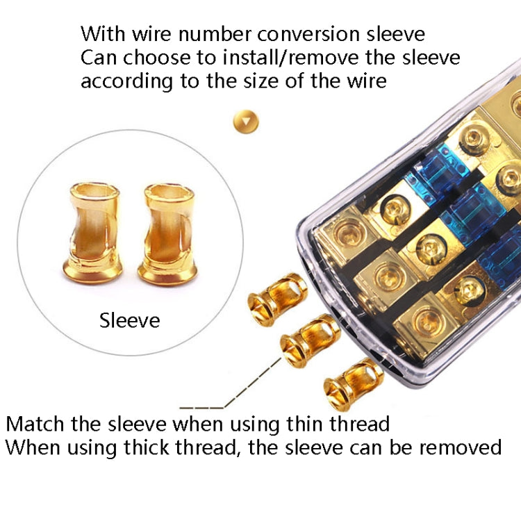 Car Audio Modification Fuse Holder Fuse Liner Fuse Splitter, Specification: 1 In 2 Out - Fuse by PMC TechLife | Online Shopping South Africa | PMC TechLife