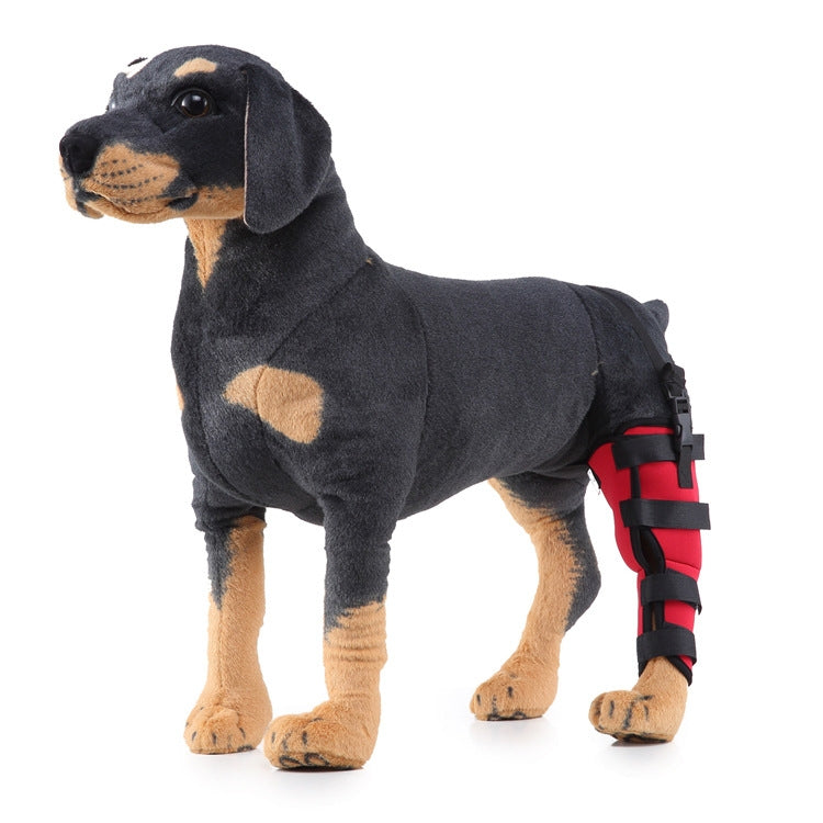 HJ19 Pet Surgery Rehabilitation Back Leg Protector Walking Aids, Size: S(Red Left Back Leg) - Pet Care by PMC Jewellery | Online Shopping South Africa | PMC Jewellery