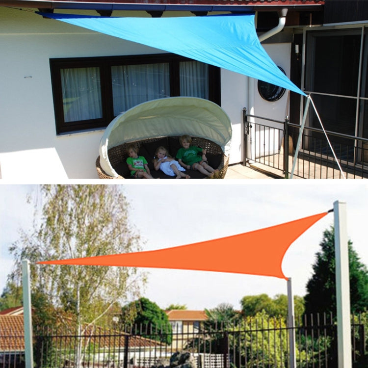 Triangle Outdoor Garden Sunshade Sail Waterproof Anti-UV Canopy, Size: 2m x 2m x 2m(Beige) - Tents & Accessories by PMC Jewellery | Online Shopping South Africa | PMC Jewellery