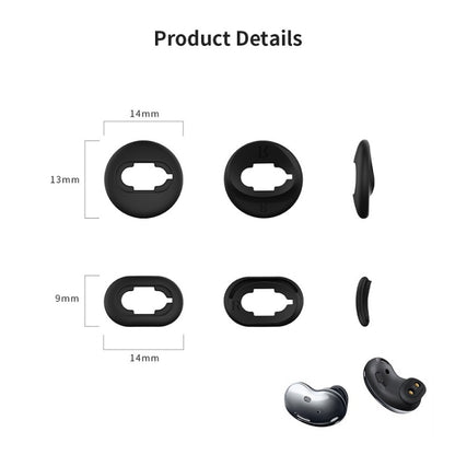 2 Sets Bluetooth Earphone Silicone Earplug Caps For Samsung Galaxy Buds Live(Red-2 Pairs) - Anti-dust & Ear Caps by PMC Jewellery | Online Shopping South Africa | PMC Jewellery