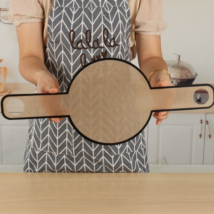 Oven Accessories Bread Dough Transfer Baking Mat Long Handle Extraction Mat(Orange) - Baking mat & Bakewares by PMC TechLife | Online Shopping South Africa | PMC TechLife