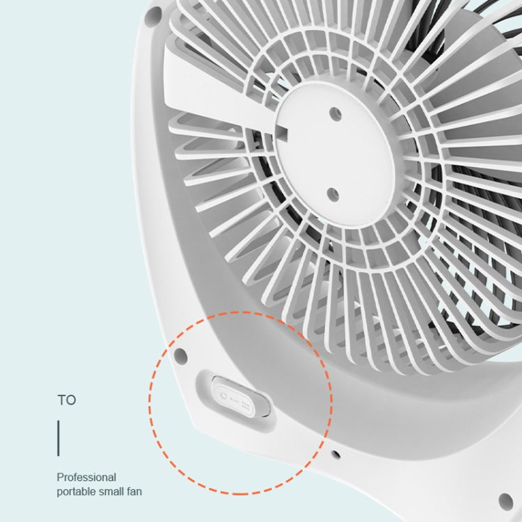 USB Desktop Fan Mini Home Dormitory Portable Fan, Colour: U Type (Black) - Electric Fans by PMC Jewellery | Online Shopping South Africa | PMC Jewellery