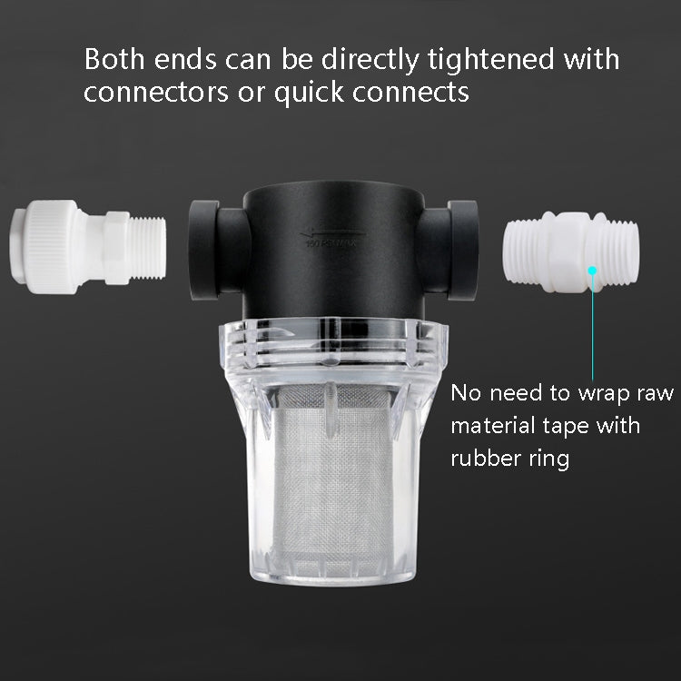 Water Pipe Front Plastic Filter Garden Irrigation Water Purifier, Specification: 4 Points Interface 40 Mesh - free shipping - PMC TechLife - Order now!