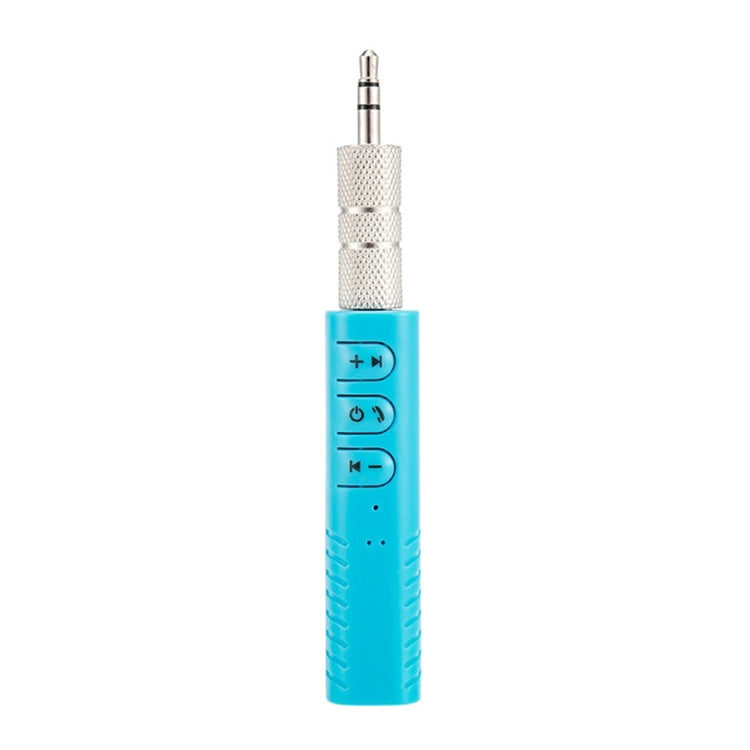 H-139 3.5mm Lavalier Bluetooth Audio Receiver with Metal Adapter(Blue) - Audio Receiver Transmitter by PMC TechLife | Online Shopping South Africa | PMC TechLife
