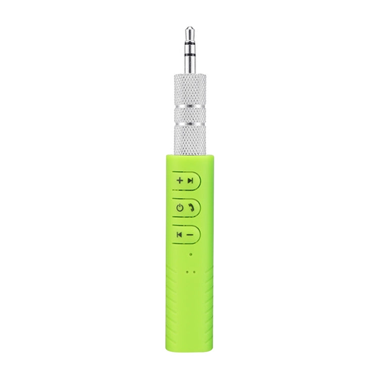 H-139 3.5mm Lavalier Bluetooth Audio Receiver with Metal Adapter(Green) - Audio Receiver Transmitter by PMC TechLife | Online Shopping South Africa | PMC TechLife