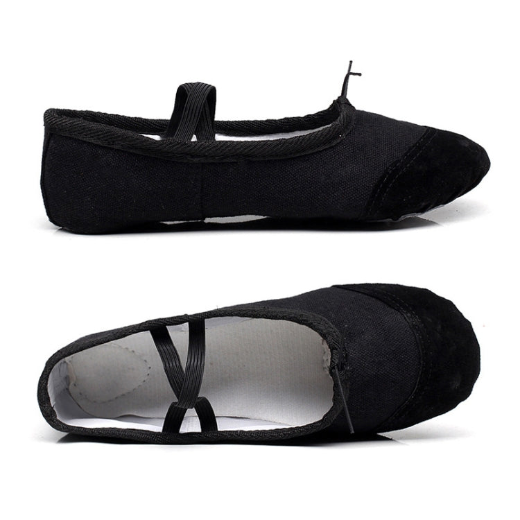 Flats Soft Ballet Shoes Latin Yoga Dance Sport Shoes for Children & Adult(Black) - Yoga Socks & Shoes by PMC Jewellery | Online Shopping South Africa | PMC Jewellery