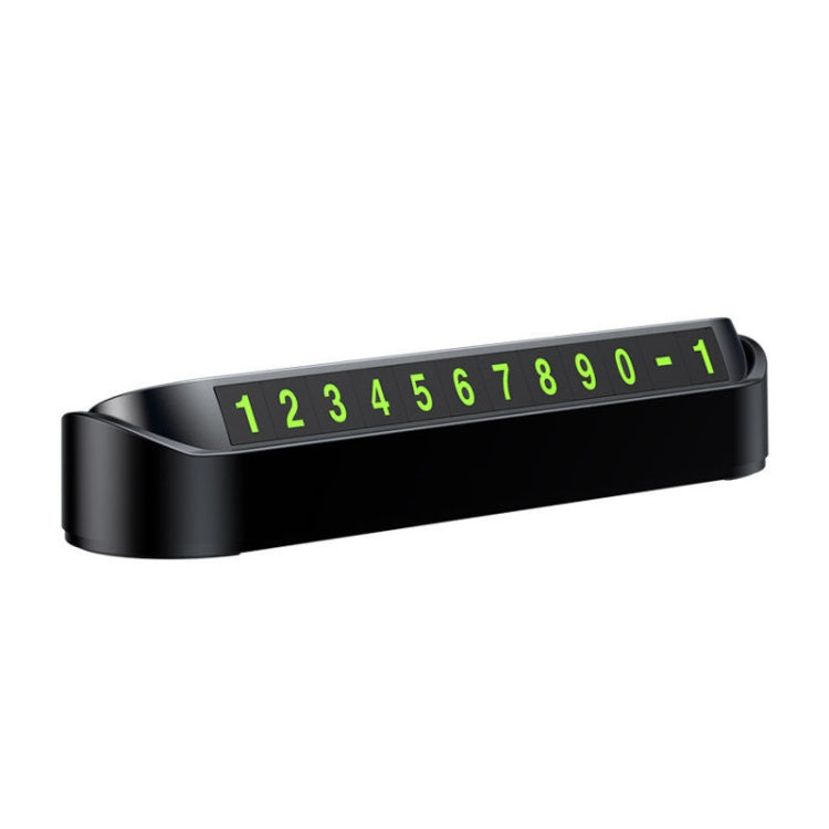 Hidden Parking Number Card Nightlight Number Button Parking Number Card, Style: Neutral (Black) - Parking Card by PMC TechLife | Online Shopping South Africa | PMC TechLife