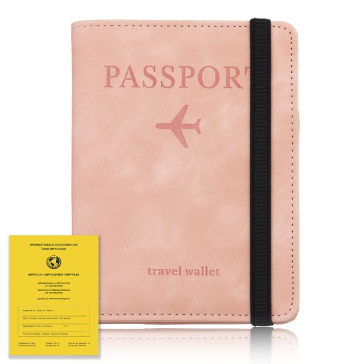 RFID Travel Passport Card Bag Elastic Band Protective Case(Pink) - free shipping - PMC TechLife - Order now!