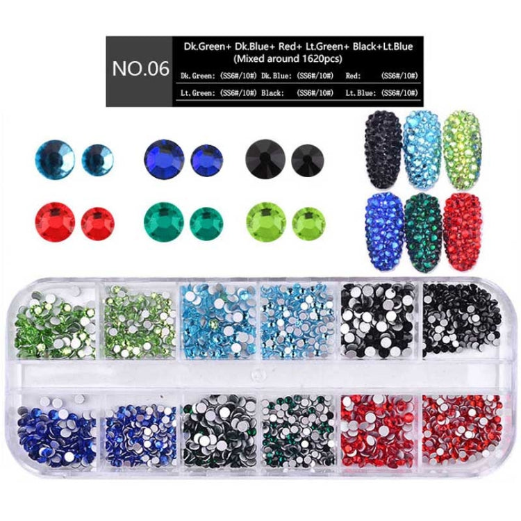 Nail Flat-back AB Crystal Strass 3D Charm Gems DIY Manicure Nail Art Decorations(06) - Nail Stickers by PMC TechLife | Online Shopping South Africa | PMC TechLife | Buy Now Pay Later Mobicred