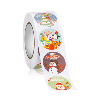 Christmas Gift Sticker Decoration Label Sealing Sticker(HA048) - Stickers by PMC Jewellery | Online Shopping South Africa | PMC Jewellery