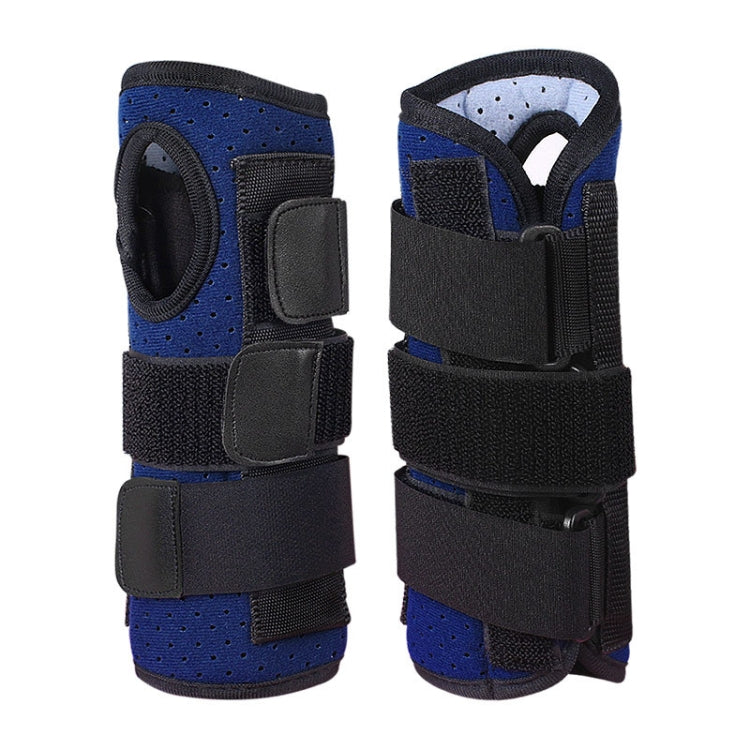 016 Wrist Joint Fixation Belt Sports Joint Dislocation Sprained Bone Fracture Rehabilitation Fixed Splint Guard, Specification: Left Hand(Blue) - Corrector by PMC Jewellery | Online Shopping South Africa | PMC Jewellery