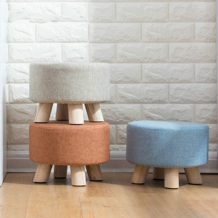 Fashion Creative Small Stool Living Room Home Solid Wood Small Chair(Green) - Chairs by PMC TechLife | Online Shopping South Africa | PMC TechLife | Buy Now Pay Later Mobicred