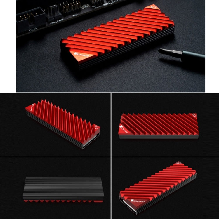 Jonsbo M.2-3 Solid State Radiator For NVME/SSD(Grey) - Fan Cooling by Jonsbo | Online Shopping South Africa | PMC TechLife | Buy Now Pay Later Mobicred