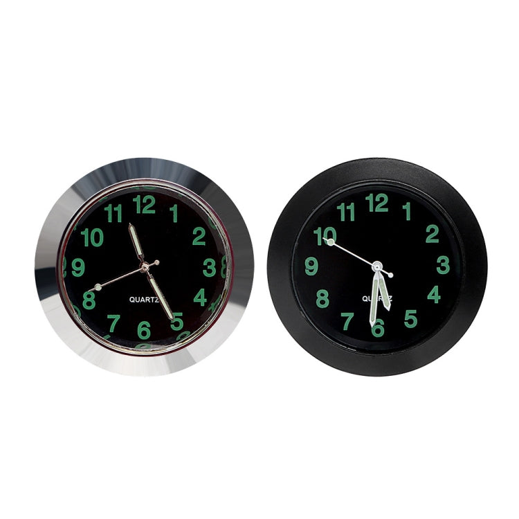 Car Clock Night Light Electronic Clock Car Decoration Quartz(Black Border) - Clocks & Car Meters by PMC TechLife | Online Shopping South Africa | PMC TechLife