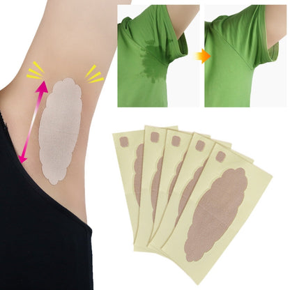 10 PCS Underarm Antiperspirant Patch Armpit Sweat Pad Foot Sweat Absorbing Deodorant Patch(Flesh Color As Shown) - Other Accessories by PMC Jewellery | Online Shopping South Africa | PMC Jewellery