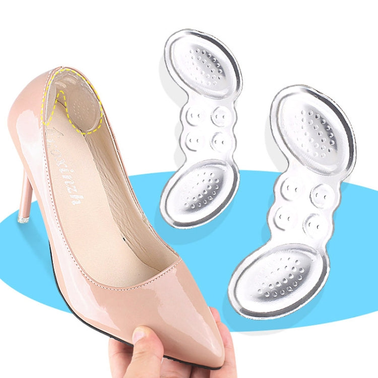 5 Pairs Soft And Abrasion-Resistant GEL Heel Stickers High-Heeled Laces Sticky Invisible Transparent Anti-Drop Heel Stickers(Thick Section-Transparent) - Shoes Care by PMC Jewellery | Online Shopping South Africa | PMC Jewellery