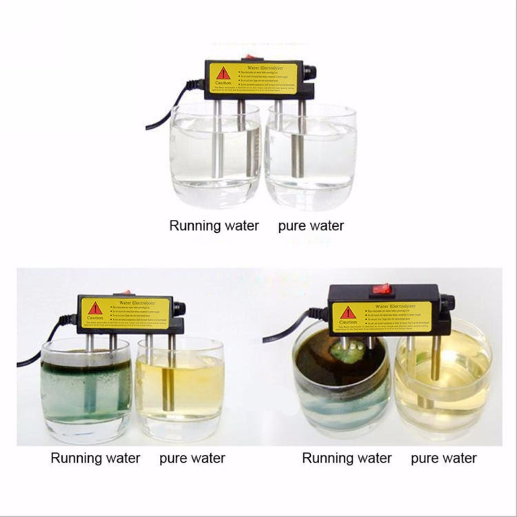 2 PCS Household Electrolyzer Test Electrolysis Water Tools Water Purity Level Meter PH Testing Tool Water Quality Tester(EU Plug) - Air & Water Quality Tester by PMC Jewellery | Online Shopping South Africa | PMC Jewellery